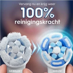 Oral-B iO Ultimate Clean Opzetborstels Wit 8 Stuks