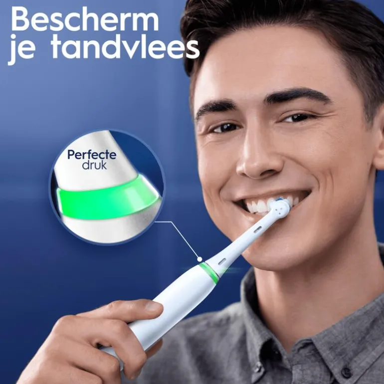 Oral-B iO 6 Wit & Roze 2 Elektrische Tandenborstels By Braun
