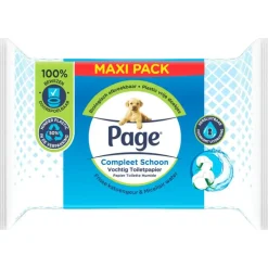 Page Vochtig Toiletpapier Compleet Schoon Maxi Voordeelverpakking