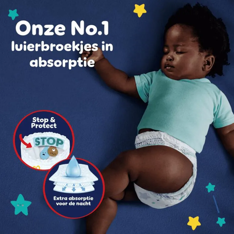 Pampers Baby Dry Night Pants XXL Pack Luierbroekjes Maat 5 11-17 KG 84 Stuks