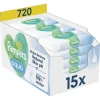 Pampers Harmonie Aqua Billendoekjes 15x48 Stuks
