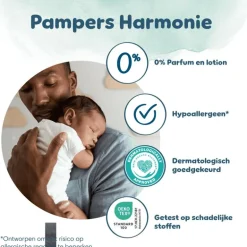 Pampers Harmonie Luiers Maat 4 9-14 KG 22 Stuks