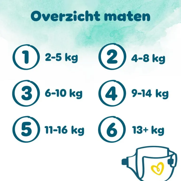 Pampers Harmonie XXL Pack Luiers Maat 2 4-8 KG 116 Stuks