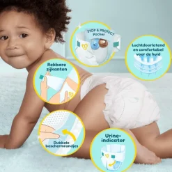 Pampers Premium Protection XXL Pack Luiers Maat 3 6-10 KG 129 Stuks