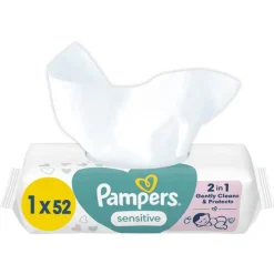 Pampers Sensitive Billendoekjes 52 Stuks