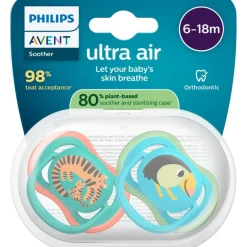 Philips Avent Fopspeen Ultra Air Day 6-18M Double Pack - SCF087/11