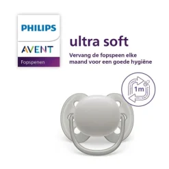 Philips Avent Fopspeen Ultra Soft 18M+ Double Pack - SCF093/05