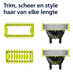 Philips OneBlade 360 Vervangmesjes + Body kit - QP624/50