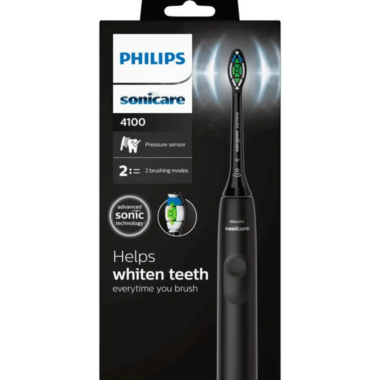 Philips Sonicare 4100 Elektrische Tandenborstel Zwart - HX3681/54