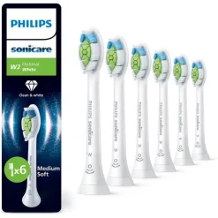 Philips Sonicare Optimal White Opzetborstel Wit 6 pack - HX6066/87