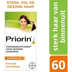 Priorin 60 Capsules Met Biotine Voor Sterk En Vol Haar Van Binnenuit