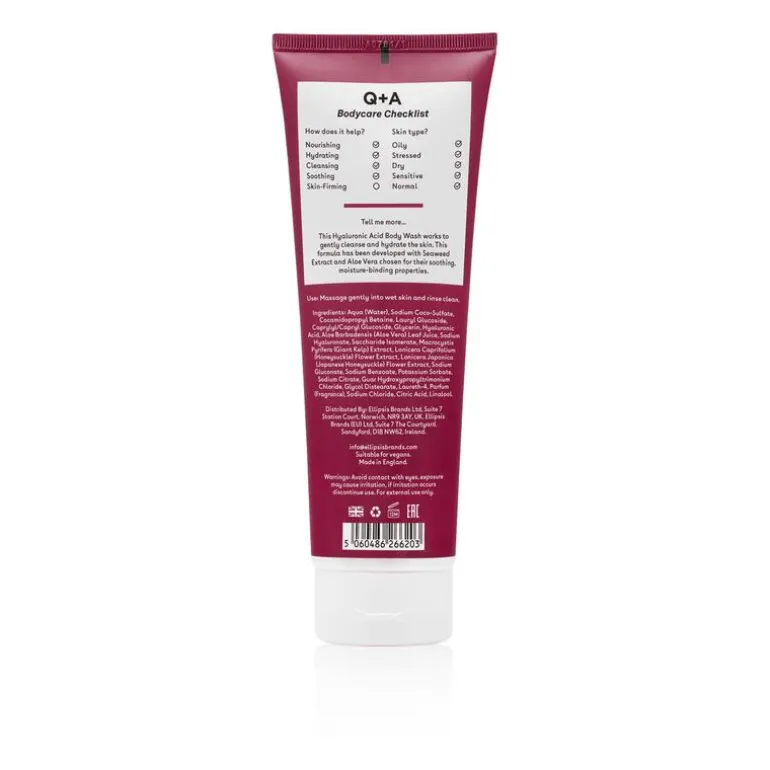 Q+A Hyaluronic Acid Body Wash 250 ML
