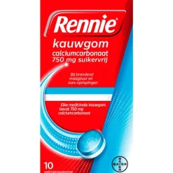 Rennie Kauwgom Suikervrij 10 stuks