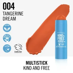 Rimmel Kind & Free Clean Multi-Stick 004 Tangerine Dream