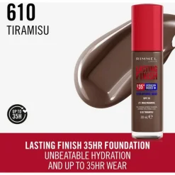 Rimmel Lasting Finish 35Hr Foundation 610 Tiramisu