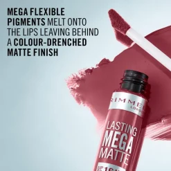 Rimmel London Lasting Mega Matte Liquid Lipstick 900 Ravishing Rose