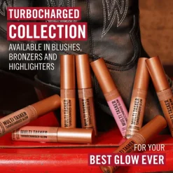 Rimmel London Multi Tasker Turbocharged Glow Liquid Illuminator Bronzer - Brons - 008 It's giving bronze