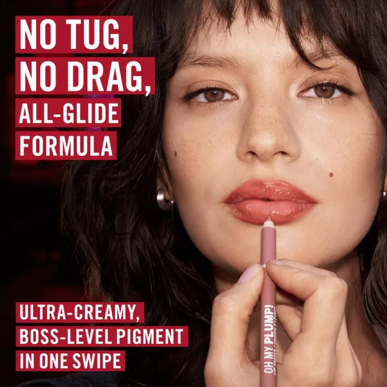 Rimmel London Oh My Plump! Lip Liner - Nude - 050 Café Latte