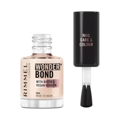 Rimmel London Wonder'Bond Care+Color Nagellak - Taupe - 004 What to Wear