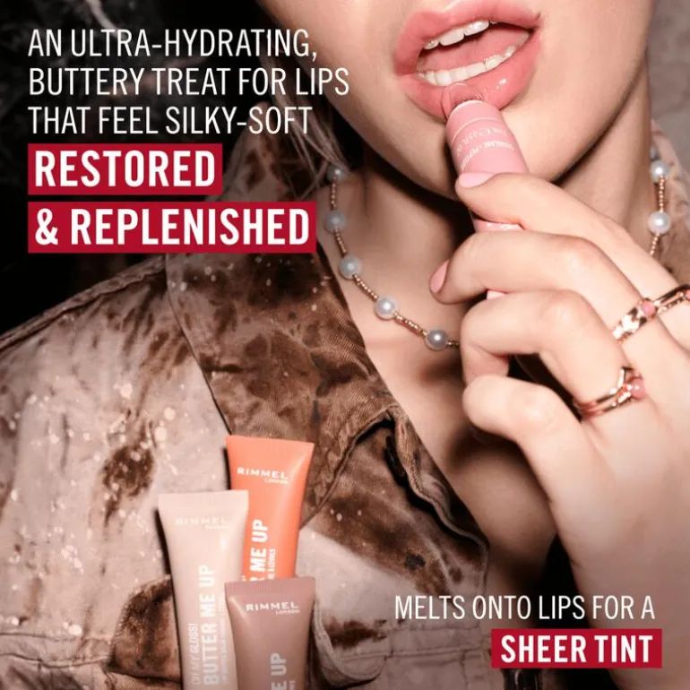 Rimmel Oh My Gloss Butter Me Up Lip Butter - Bruin - 003 Mellow Mocha