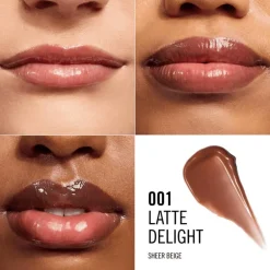 Rimmel Oh My Gloss Butter Me Up Lip Butter - Bruin - 001 Latte Delight