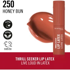 Rimmel Thrill Seeker Lip Latex 250 Honey Bun