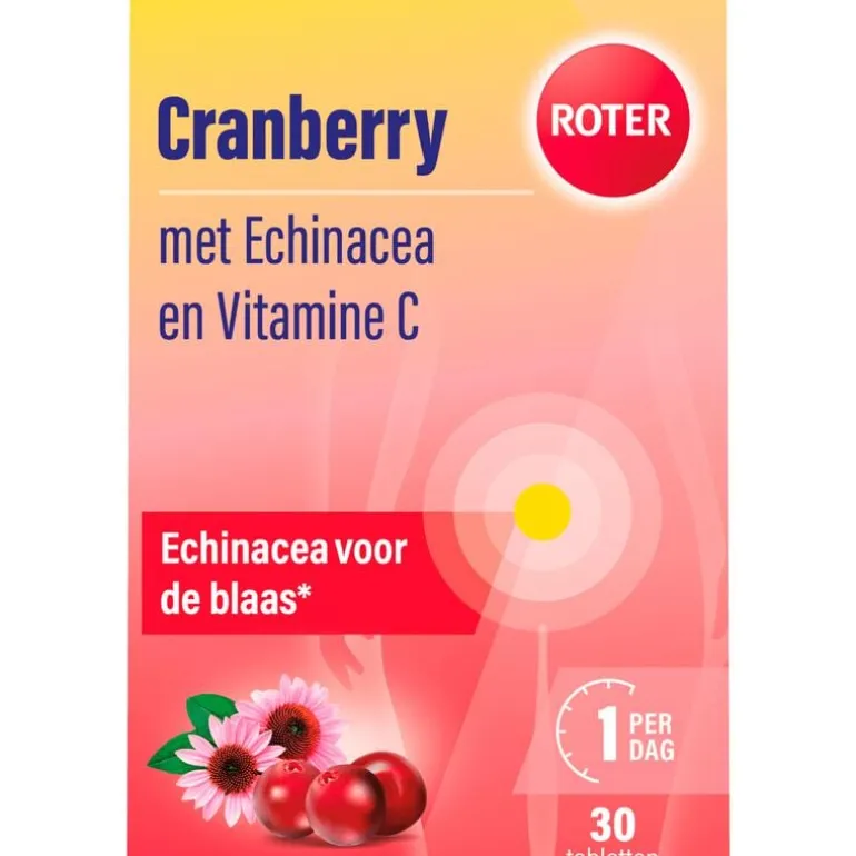 Roter Cranberry Vitamine C Echinacea 30 tabletten