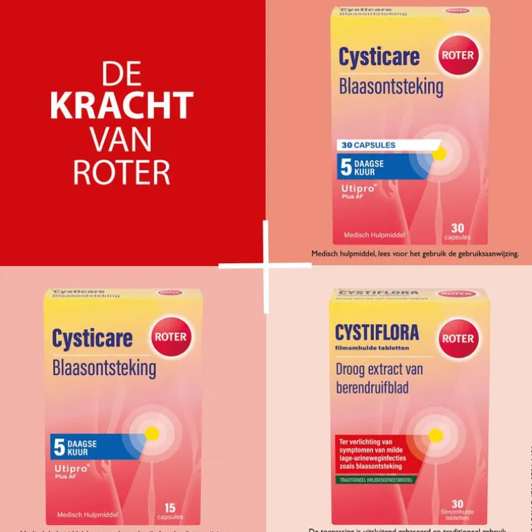 Roter Cysticare Utipro Plus AF 30 capsules