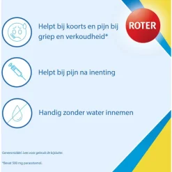 Roter Paracetamol smelttablet 500 mg 20 tabletten