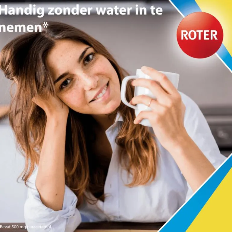 Roter Paracetamol smelttablet 500 mg 20 tabletten