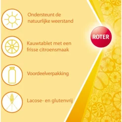 Roter Vitamine C 70 mg citroen 800 kauwtabletten