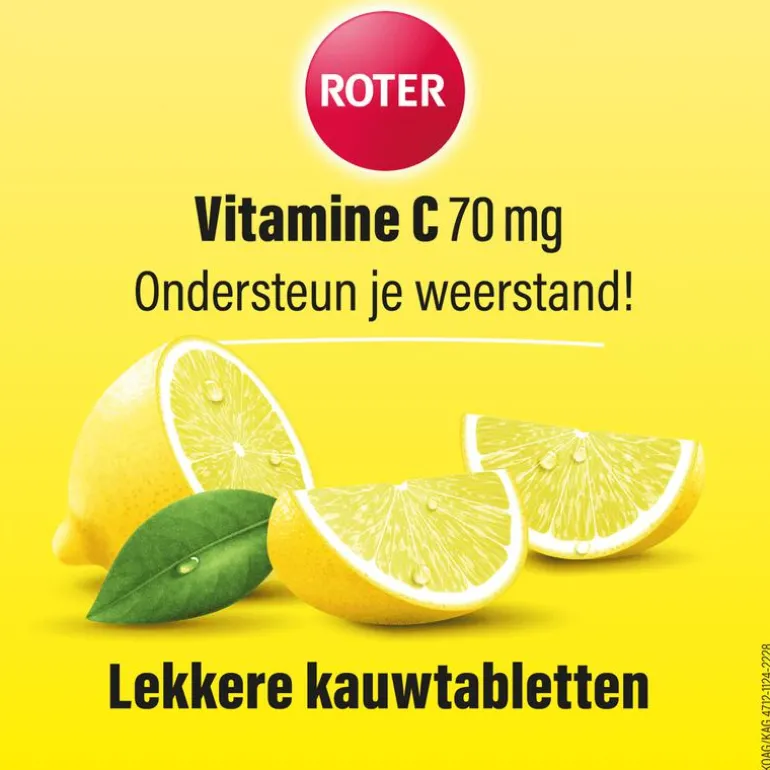 Roter Vitamine C 70 mg citroen 200 kauwtabletten