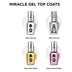 Sally Hansen Miracle Gel Top Coat - Transparant - 115 SuperShiny Shield