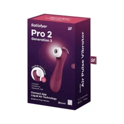 Satisfyer Pro 2 Generation 3 - Liquid Air, Vibration & Bluetooth