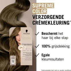 Schwarzkopf Creme Supreme Haarkleuring 7-0 Natuurlijk Donkerblond
