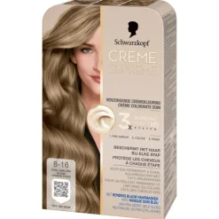 Schwarzkopf Creme Supreme Haarkleuring 8-16 Cool Asblond