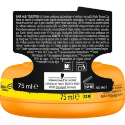 Schwarzkopf Got2b iStyler Texture Clay 75 ML