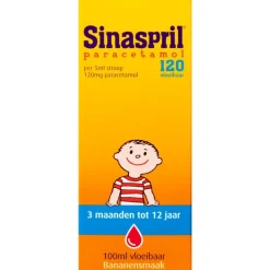 Sinaspril Vloeibaar paracetamol 120 mg 100 ML