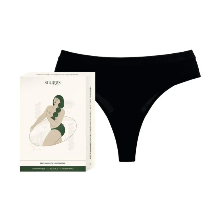 Snuggs period underwear Active highrise light black M