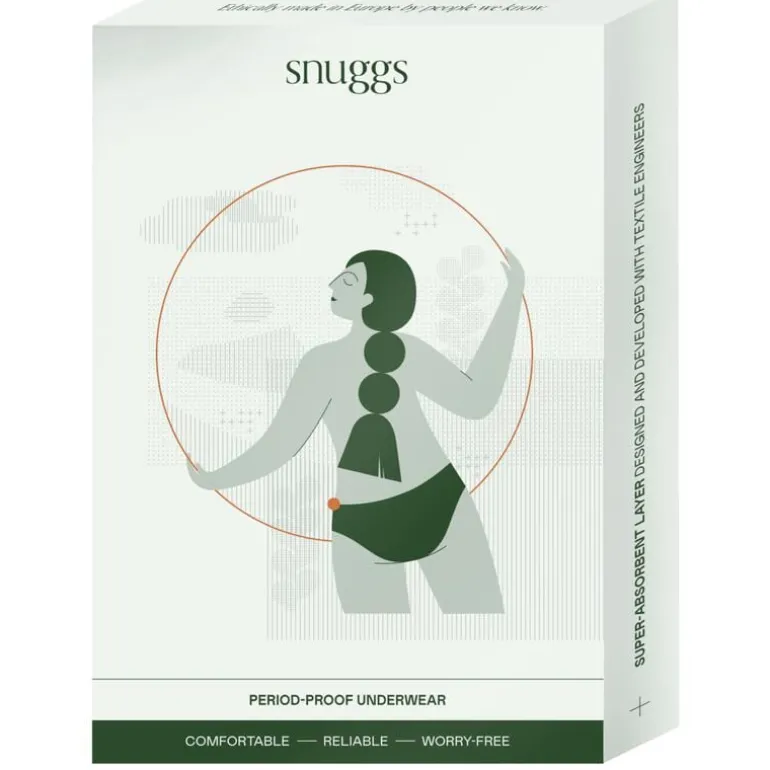 Snuggs period underwear Active highrise light black M