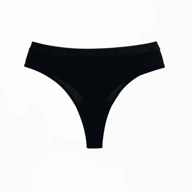 Snuggs period underwear Active highrise light black M