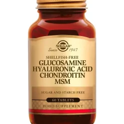 Solgar Glucosamine Hyaluronic Acid Chondroitin MSM 60 tabletten