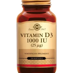 Solgar Vitamin D-3 1000 IU 25 mcg 250 softgels