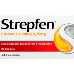 Strepfen Citroen & Honing 8,75 mg Zuigtabletten 24 Stuks