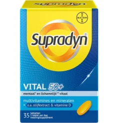 Supradyn Vital 50+ multivitamines voor vijftigplussers 35 tabletten
