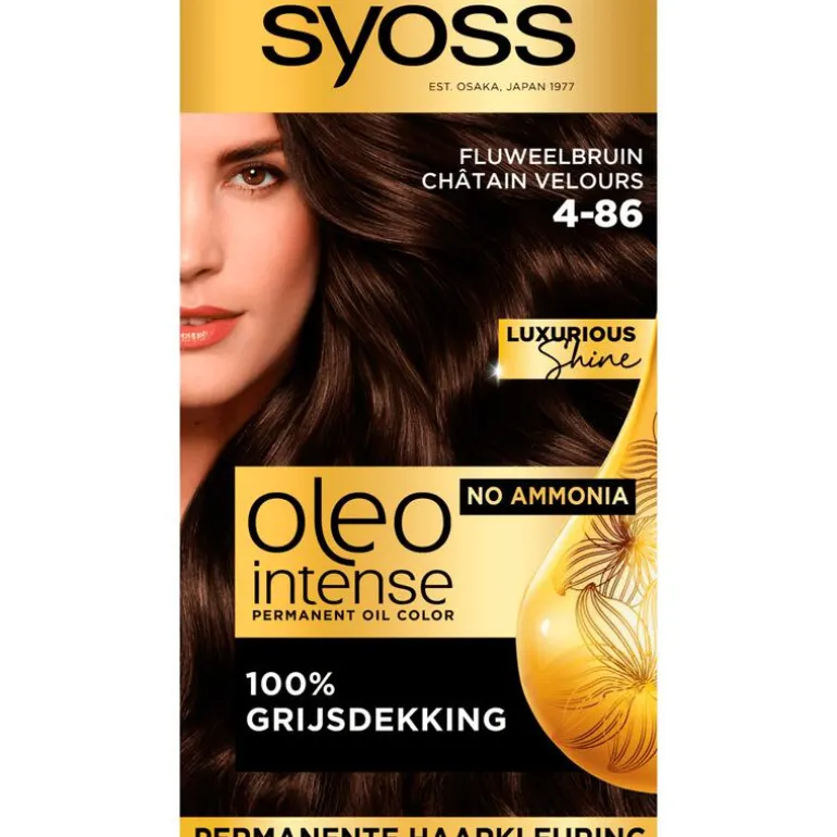 Syoss Oleo Intense 4-86 Fluweelbruin/Châtain Velours 115