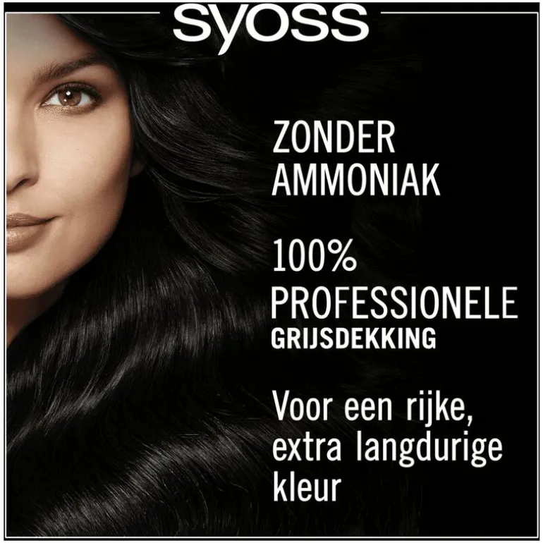 Syoss Oleo Intense 1-10 Intens Zwart/Noir Intense