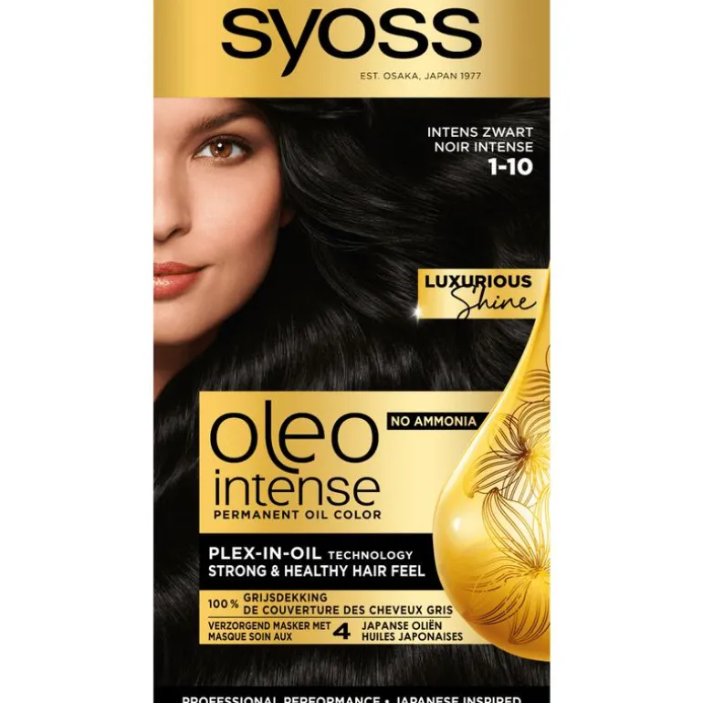 Syoss Oleo Intense 1-10 Intens Zwart/Noir Intense