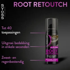 Syoss Uit Groeispray Middenbruin