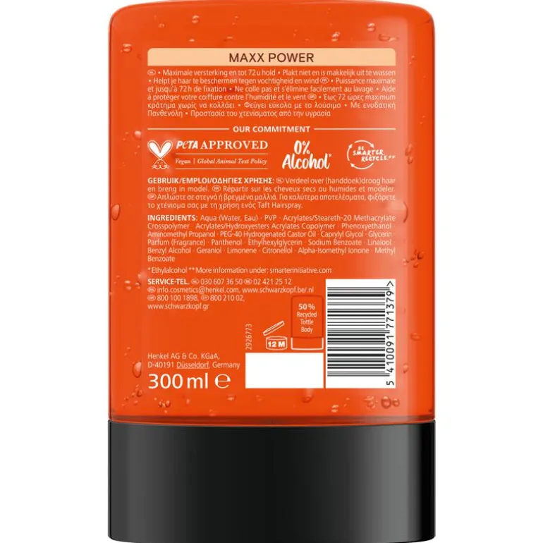 Taft Styling Gel Maxx Power Gel 300 ML